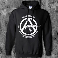 GISM- Die You Bastards on a black hooded sweatshirt