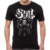 Ghost- Papa Wrath on a black shirt (Sale price!)