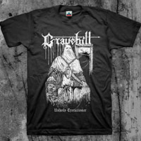 Gravehill- Unholy Executioner on a black shirt (Sale price!)