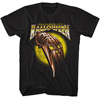 Halloween- John Carpenter's Halloween (Pumpkin & Knife) on a black shirt