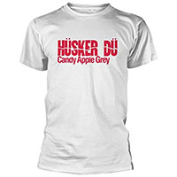 Husker Du- Candy Apple Grey on a light cream shirt (Sale price!)