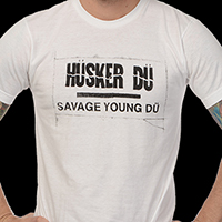 Husker Du- Savage Young Du on a white shirt (Sale price!)