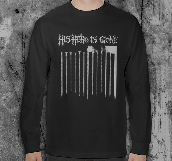 His Hero Is Gone- The Plot Sickens on a black LONG SLEEVE shirt