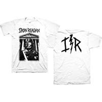Iron Reagan- Skeleton on front, IR on back on a white shirt (Sale price!)