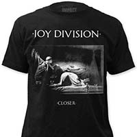Joy Division- Closer on a black ringspun cotton shirt