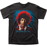 Jimi Hendrix- Both Sides Of The Sky on a black shirt (Sale price!)