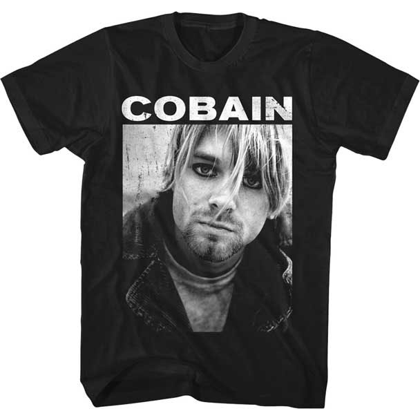 Kurt Cobain- Cobain Pic on a black shirt