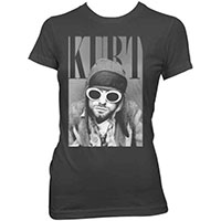 Kurt Cobain- Sunglasses on a black girls shirt