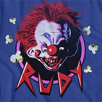 Killer Klowns From Outer Space- Rudy on a royal shirt