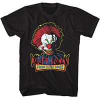 Killer Klowns From Outer Space- Klown And Logo on a black shirt