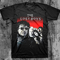 Lost Boys- Cast on a black shirt