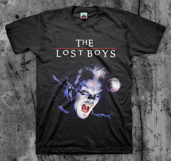 Lost Boys- David on a black shirt