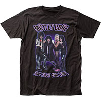 Motley Crue- Too Fast For Love on a black ringspun cotton shirt (Sale price!)
