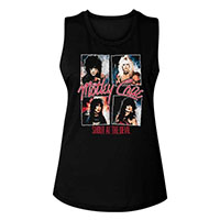 Motley Crue- Shout At The Devil on a black girls tank shirt