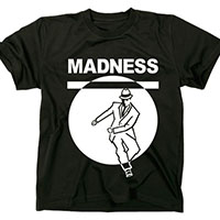 Madness- 1979 Dancing Guy on a black shirt