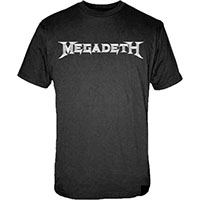 Megadeth- Logo on a black shirt