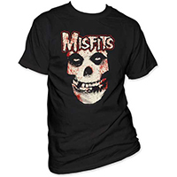 Misfits- Bloody Skull on a black shirt
