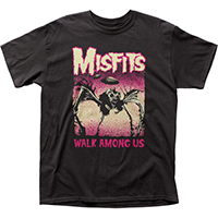 Misfits- Walk Among Us (Creature) on a black ringspun cotton shirt