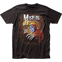 Misfits- Candelabra (Brown Background) on a black ringspun cotton shirt (Sale price!)