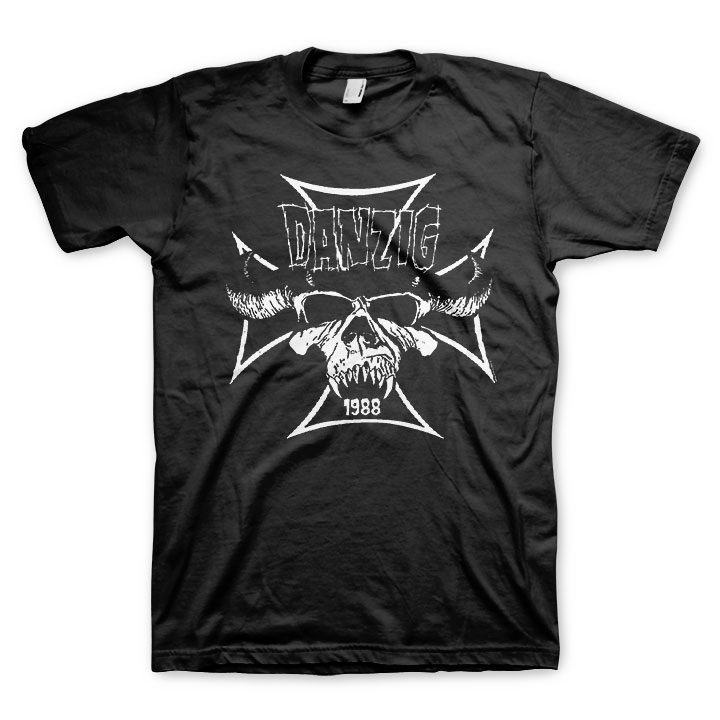 Danzig- 1988 Skull on a black shirt