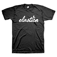 Elastica- Logo on a black shirt