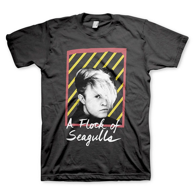 A Flock Of Seagulls- Neon Pic on a black shirt