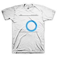 Germs- What We Do Is Secret on a white shirt