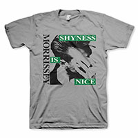 Morrissey- Shyness Is Nice on a grey shirt