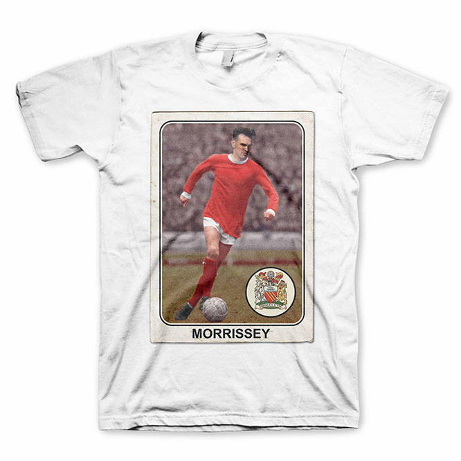 Morrissey- United on a white shirt