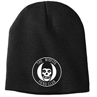 Misfits- Fiend Club embroidered on a black beanie