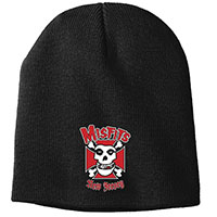 Misfits- New Jersey embroidered on a black beanie