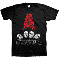 200 Stab Wounds- Heads on a black shirt