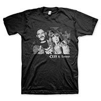 Ozzy & Lemmy- Fingers on a black shirt