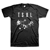 TSOL- Live on a black shirt
