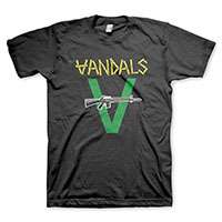 Vandals- Gun Logo on a black shirt