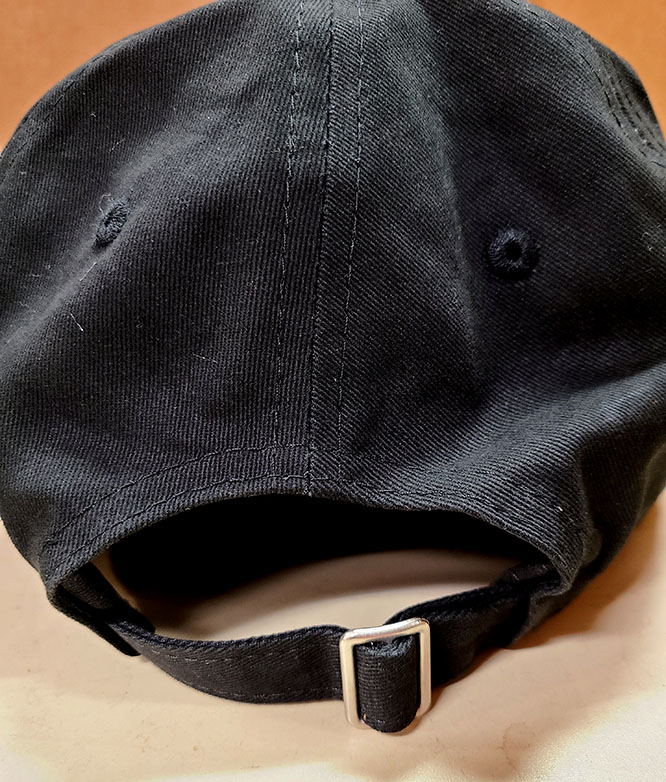 Leftover Crack- Logo on a black baseball hat