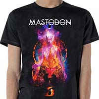 Mastodon- Stargasm on a black ringspun cotton shirt (Sale price!)