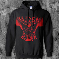 Nausea- Jesus on a black hooded sweatshirt
