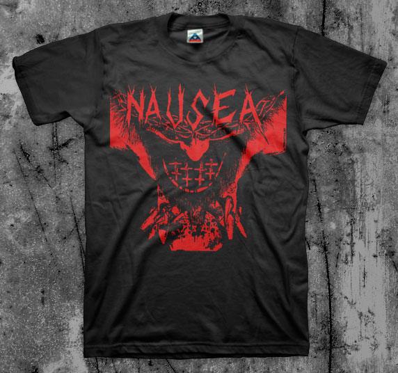 Nausea- Jesus on a black shirt