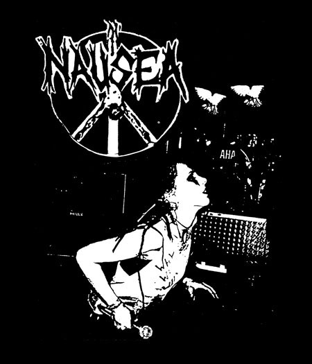 Nausea- Live Pic on a black shirt