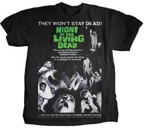 Night Of The Living Dead- They Won't Stay Dead on front, Quote on back ...