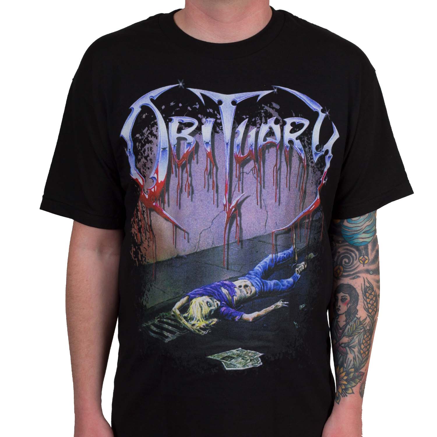 obituary slowly we rot t shirt