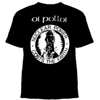 Oi Polloi- Nuclear Future on a black shirt (Sale price!)
