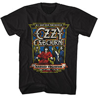 Ozzy Osbourne- Nassau Coliseum 1988 on a black shirt