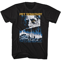 Pet Sematary- Movie Poster on a black ringspun cotton shirt