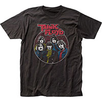 Pink Floyd- Early Years Band Pic on a coal ringspun cotton shirt (Sale price!)