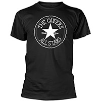 Queers- All Stars on a black ringspun cotton shirt