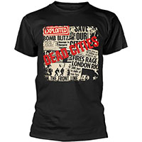 Exploited- Dead Cities on a black shirt