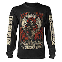 Opeth- Haxprocess on front, Logo & Sweden on sleeves on a black long sleeve shirt 