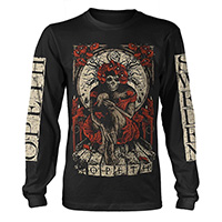 Opeth- Haxprocess on front, Logo & Sweden on sleeves on a black long sleeve shirt 